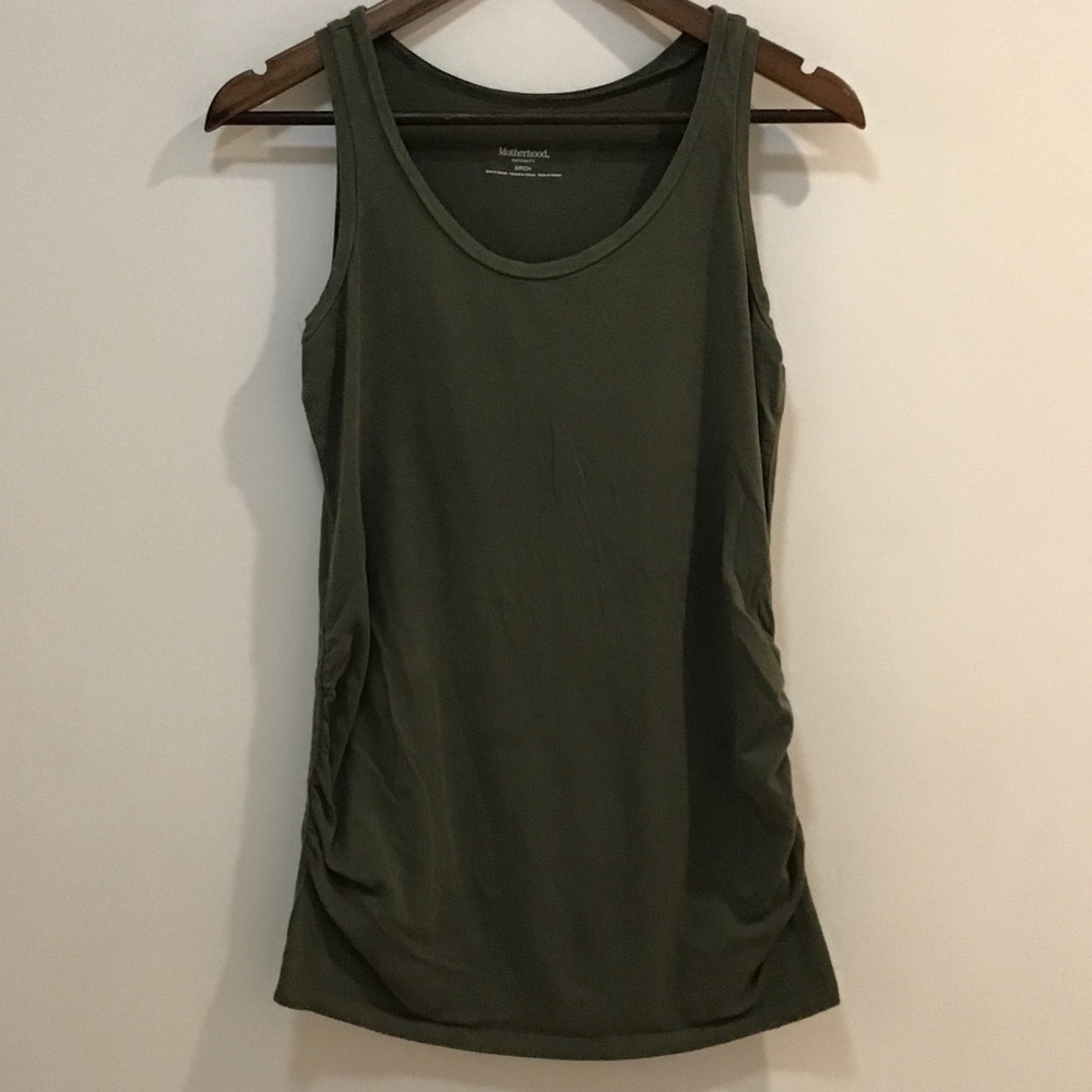 Motherhood Maternity Green Tank Top size Small
